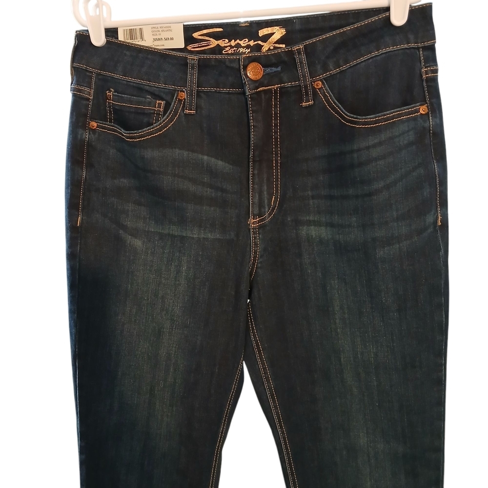 Seven7 High Rise Slim Straight Jeans - Picture 5 of 9